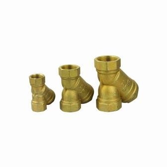 Straight INO10101 3 4 Brass Y Strainers  Pipeline 2 X Female Thread Brass Strainer Valve