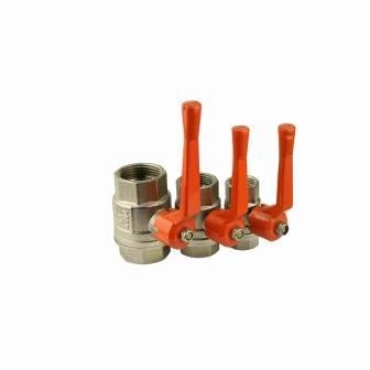 Forged CW617N Brass Ball Valves 1/2 Inch To 4 Inch Butterfly Handle Ball Valve