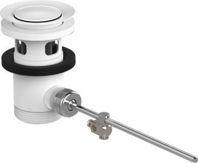 Chrome Black Waste Set Pop Up For Basin Mixer And Bidet Mixers White