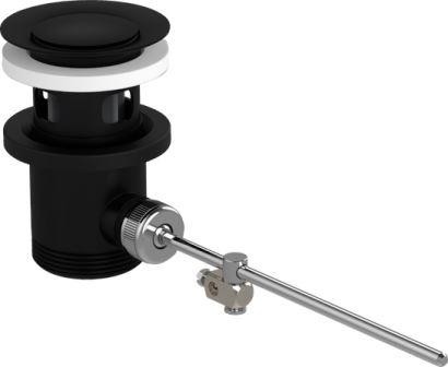 Chrome Black Waste Set Pop Up For Basin Mixer And Bidet Mixers White