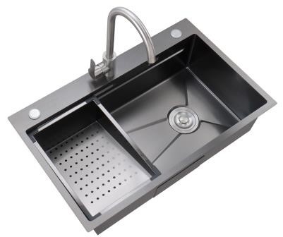 304SS Stainless Steel Shop Sink Nano Coating Stainless Steel Single Bowl Kitchen Sink