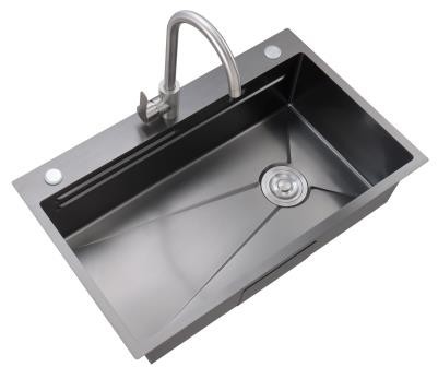 304SS Stainless Steel Shop Sink Nano Coating Stainless Steel Single Bowl Kitchen Sink