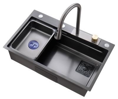 Custom Size Nano Coating Kitchen Sinks Handmade Outdoor Stainless Steel Sink