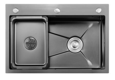 304SS Stainless Steel Shop Sink Nano Coating Stainless Steel Single Bowl Kitchen Sink