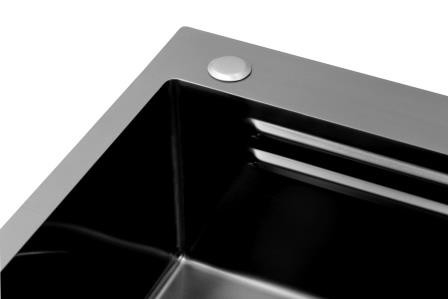 Custom Size Nano Coating Kitchen Sinks Handmade Outdoor Stainless Steel Sink