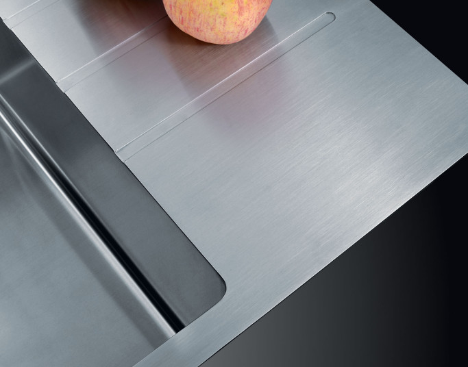 Stainless Steel 304 Plate Kitchen Sink Customized Size Double Drainer Sink Stunning Style