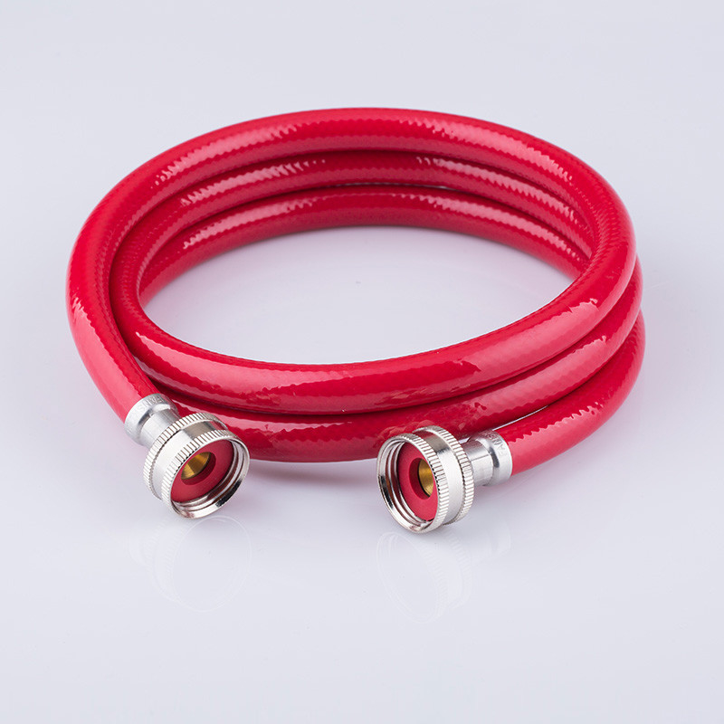 Polish Surface PVC Flex Braided Hose Washing Machine Corrugated Rubber Hose