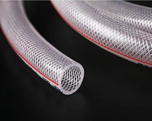 Non Torsion Clear Flexible Reinforced Hose Water PVC Braided Hose For Garden Car Washing