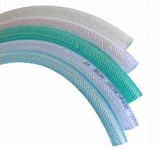 Non Torsion Clear Flexible Reinforced Hose Water PVC Braided Hose For Garden Car Washing