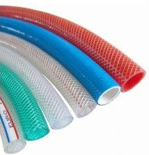 Non Torsion Clear Flexible Reinforced Hose Water PVC Braided Hose For Garden Car Washing