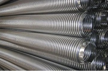 SS304 316L Braided Flexible Hose Pipe Corrugated Flexible Metal Hose Rustproof Corrosion Resistant