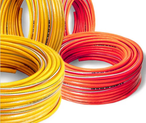 Oil Resistant Flexible Hoses Soft Lightweight Compressor PVC Hybrid Air Hose 300 Psi