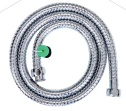 304 Flexible Stainless Steel Braided Hose Chrome Plated Spiral Metal Bellows Shattaf Shower Hose