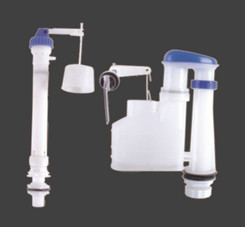 8-1/2in Plastic Siphone Type Low Level Push Button Cistern Mechanism