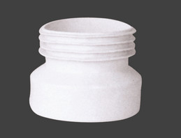 140mm Leaking Toilet WC Waste Connector Pan Pipe Connector 4 Inch Plastic