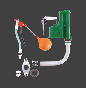 290MM Plastic Siphone Type High Flush Toilet Cistern Mechanism Concealed Toilet Flush