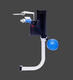 Pull Type Plastic Concealed Toilet Cistern Flush Mechanism 280mm