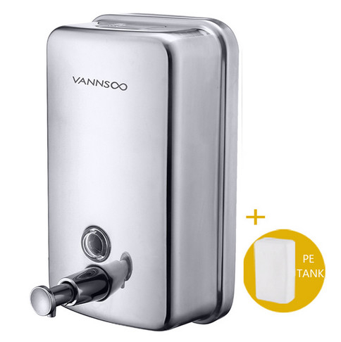 34 Ounce Bathroom Shower Soap Dispenser Corrosion Proof Lining Bathroom Accessories