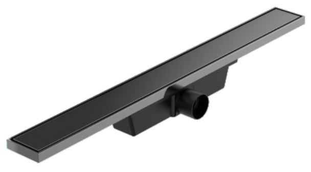 Linear Type Gray Shower Drains DIA 50mm Black Linear Drain