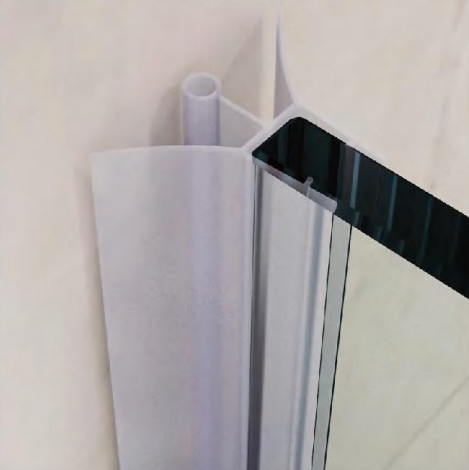 72in To 87in Height X 47in - 60in Width Sliding Door Shower Enclosure With Base