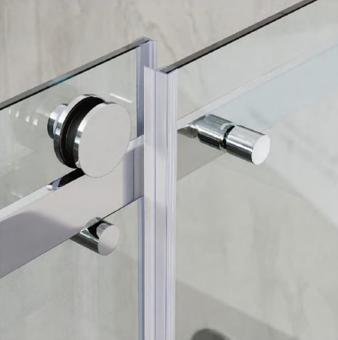 52 X 36 X 79 Inch 10mm Custom Glass Shower Enclosures 900 Quadrant Shower Enclosure