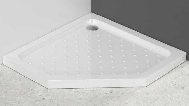 3/8in Thickness Grilled Pattern Glass Shower Cubicles Diversified Pivot Door Shower Enclosure