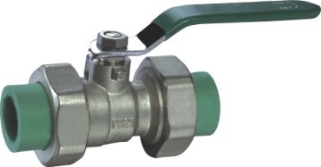 PN16 Telfon Sealing Brass Ball Valves Level Hand PPR Ball Valves  1/2 - 4 Inch 320g