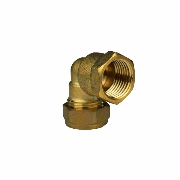 Copper Core Forged Brass Pipe Fittings Compression Pipe Cap BS864-2 Standard