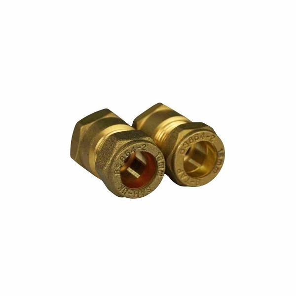 Copper Core Forged Brass Pipe Fittings Compression Pipe Cap BS864-2 Standard