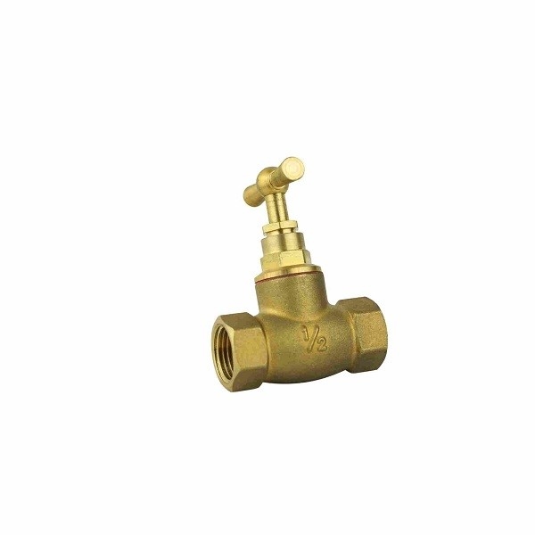 Forged Brass Gate Valves Wheel Hand  1/2 In - 2 In Female Thread Cut Off Valves