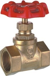 Forged Brass Gate Valves Wheel Hand  1/2 In - 2 In Female Thread Cut Off Valves