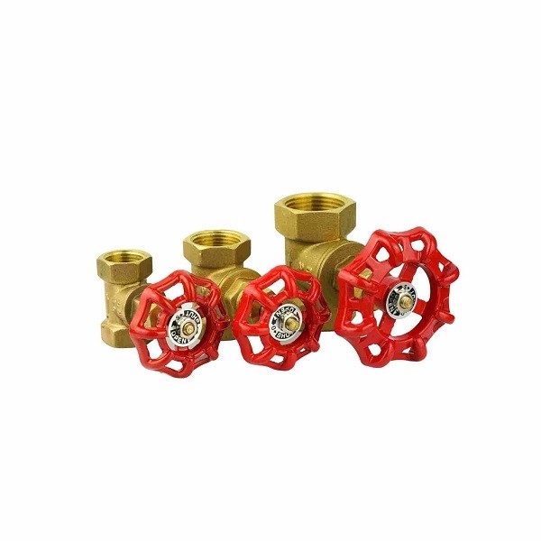Forged Brass Gate Valves Wheel Hand  1/2 In - 2 In Female Thread Cut Off Valves