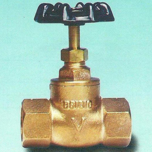 BS1010 - 2 Gunmetal Stop Brass Gate Valves Wheel Handle  1/2in - 2in Loose Jumper Valve