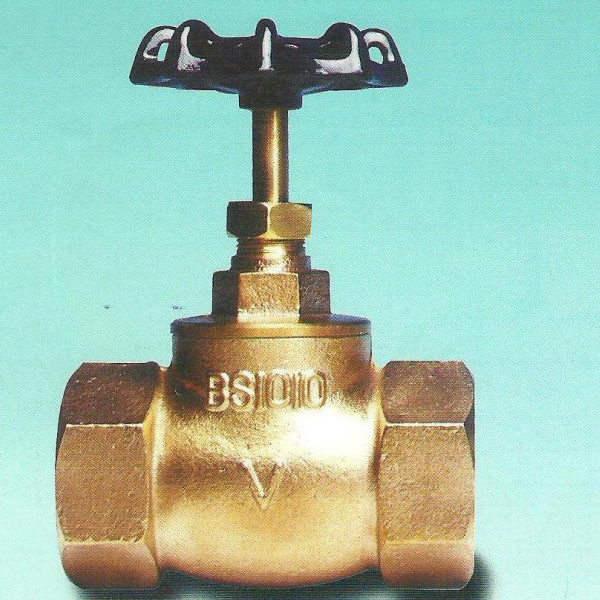BS1010 - 2 Gunmetal Stop Brass Gate Valves Wheel Handle  1/2in - 2in Loose Jumper Valve