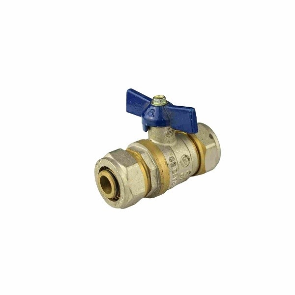 Forged CW617N Brass Ball Valves 1/2 Inch To 4 Inch Butterfly Handle Ball Valve