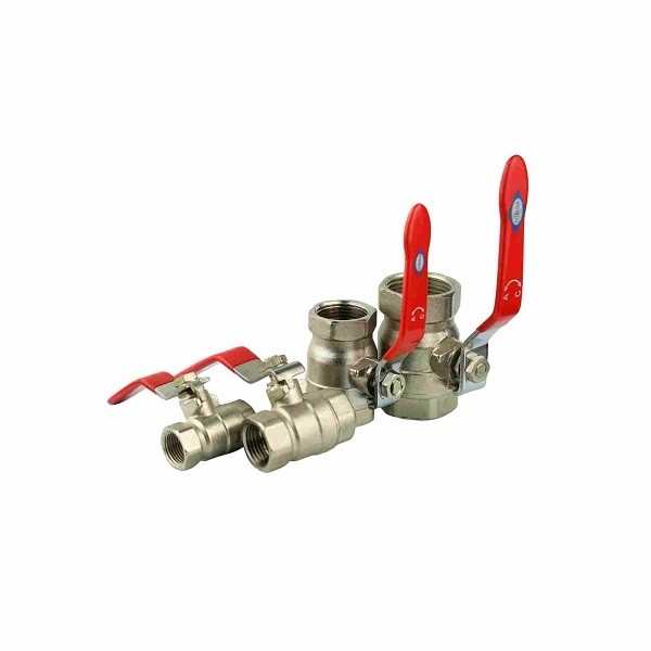 Forged CW617N Brass Ball Valves 1/2 Inch To 4 Inch Butterfly Handle Ball Valve