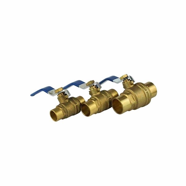Forged CW617N Brass Ball Valves 1/2 Inch To 4 Inch Butterfly Handle Ball Valve
