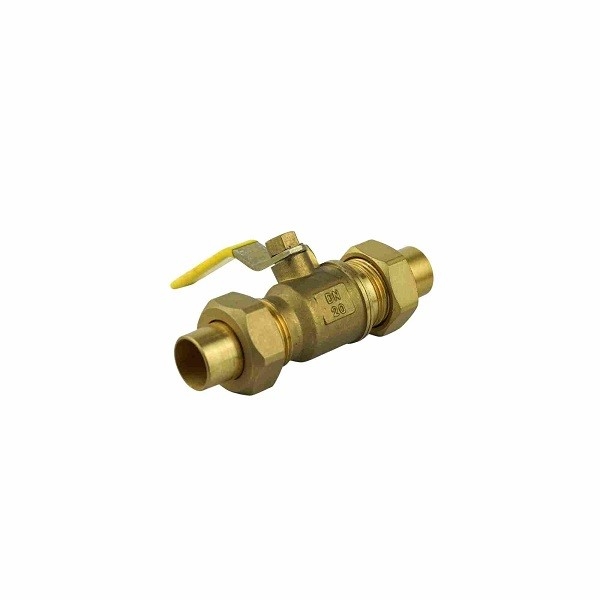 Forged CW617N Brass Ball Valves 1/2 Inch To 4 Inch Butterfly Handle Ball Valve