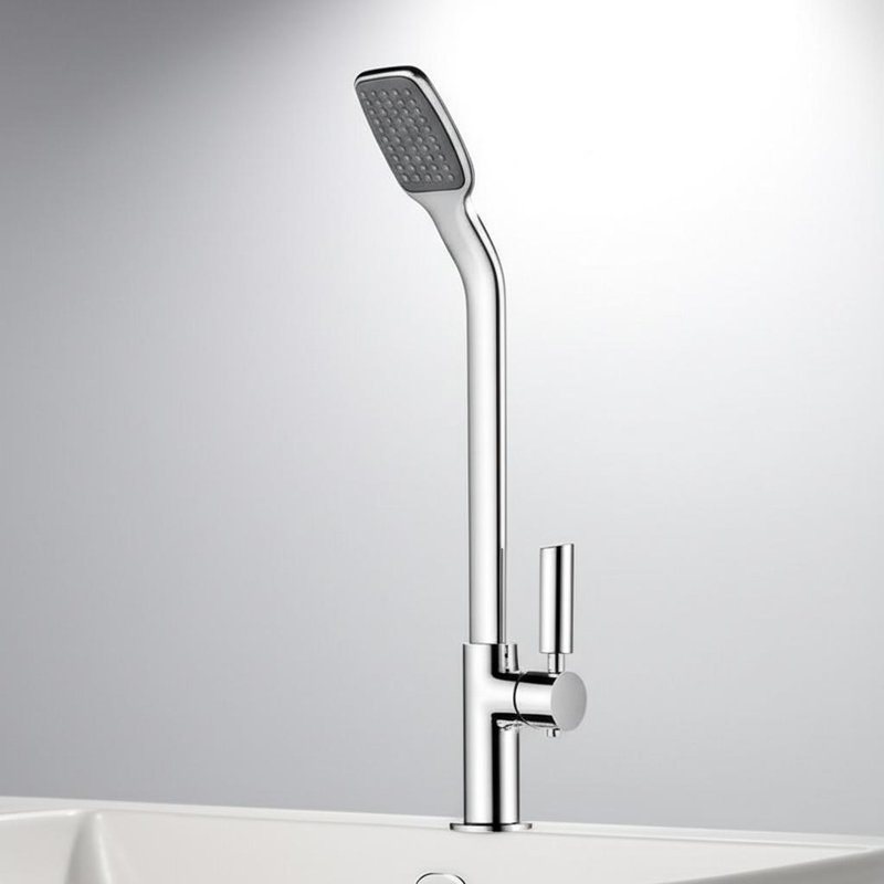 Gunmetal Exposed Shower Column Set Multi-Mode Diverter Valve with Brass Handheld Bundle Kit
