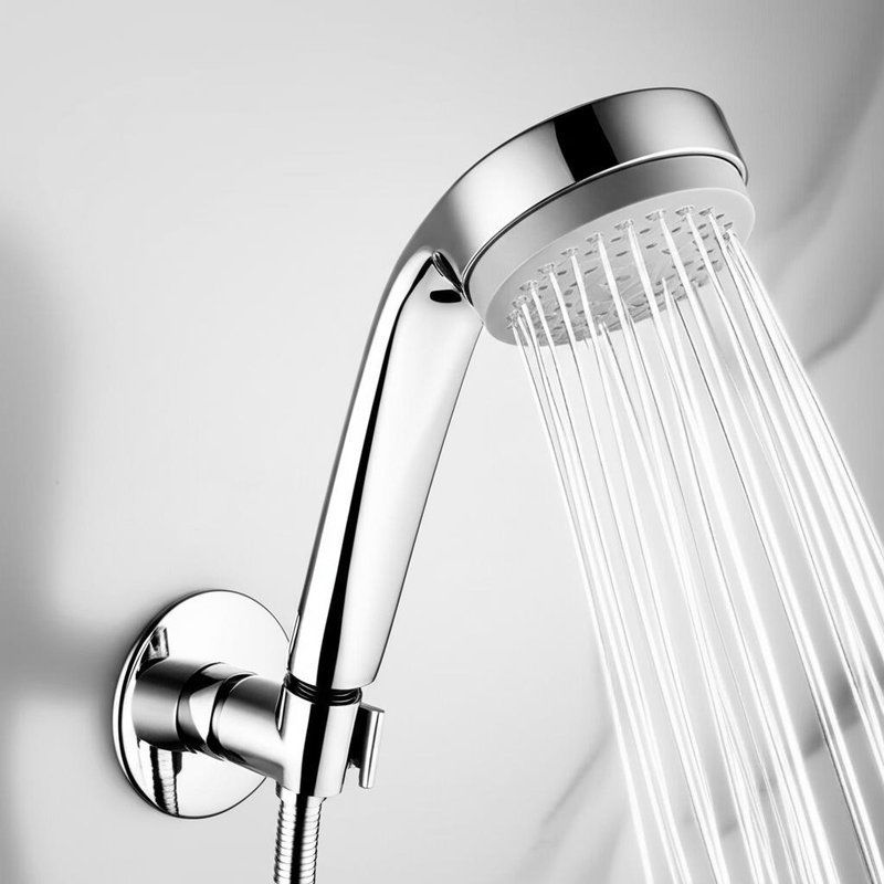 Gunmetal Rainfall Shower System 6-Body Jet SPA Panel with Adjustable Slide Bar Brass Faucet