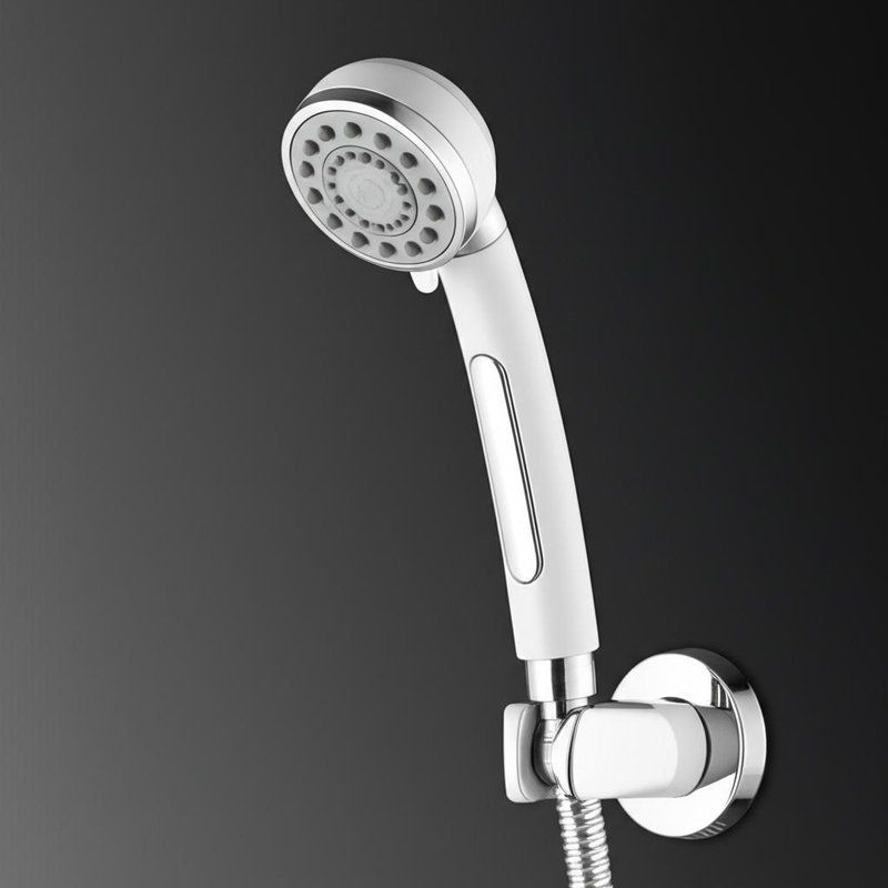 Chrome Brass Thermostatic Shower Faucet Combo Anti-Scald Protection with Multi-Function Handheld Spray