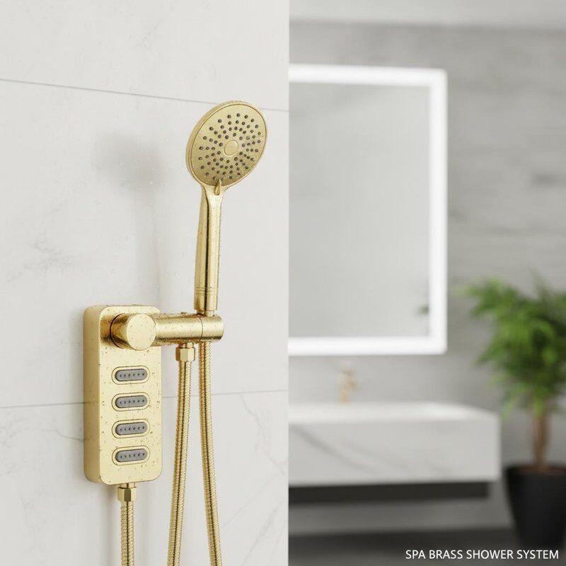 Hand Shower Faucets Featuring Brass SPA Waist Jet Suitable for Healthcare Hospitality and Residential Bathroom Solutions
